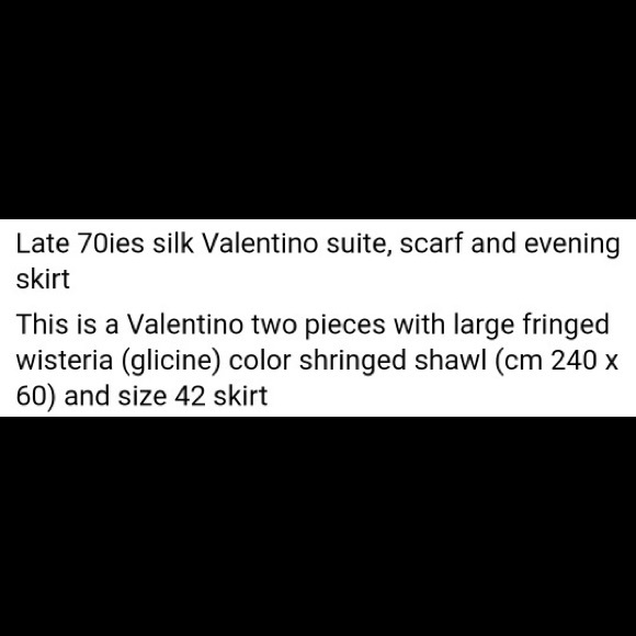 Vintage Silk Valentino Scarf